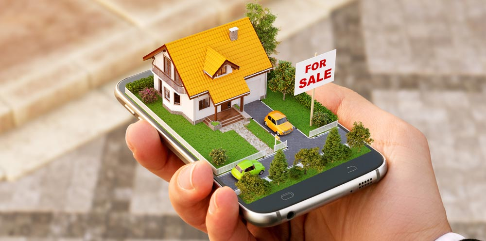 home for sale in cell phone
